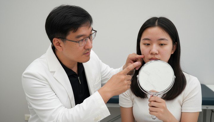 吳紹琥醫師說明正確去角質對痘痘的影響 針對發炎性痘痘應停止去角質護理避免紅腫 粉刺肌膚建議每週一次化學性去角質改善 專業醫師診斷毛孔阻塞與合適去角質方案