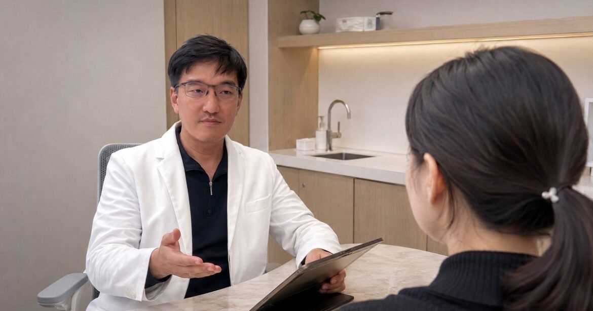 吳芮醫師專業解析臉頰凹陷與電音波療程的關係。